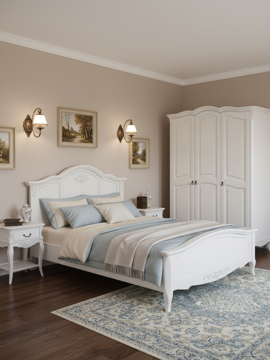 Кровать с жесткой спинкой 140*200 В204