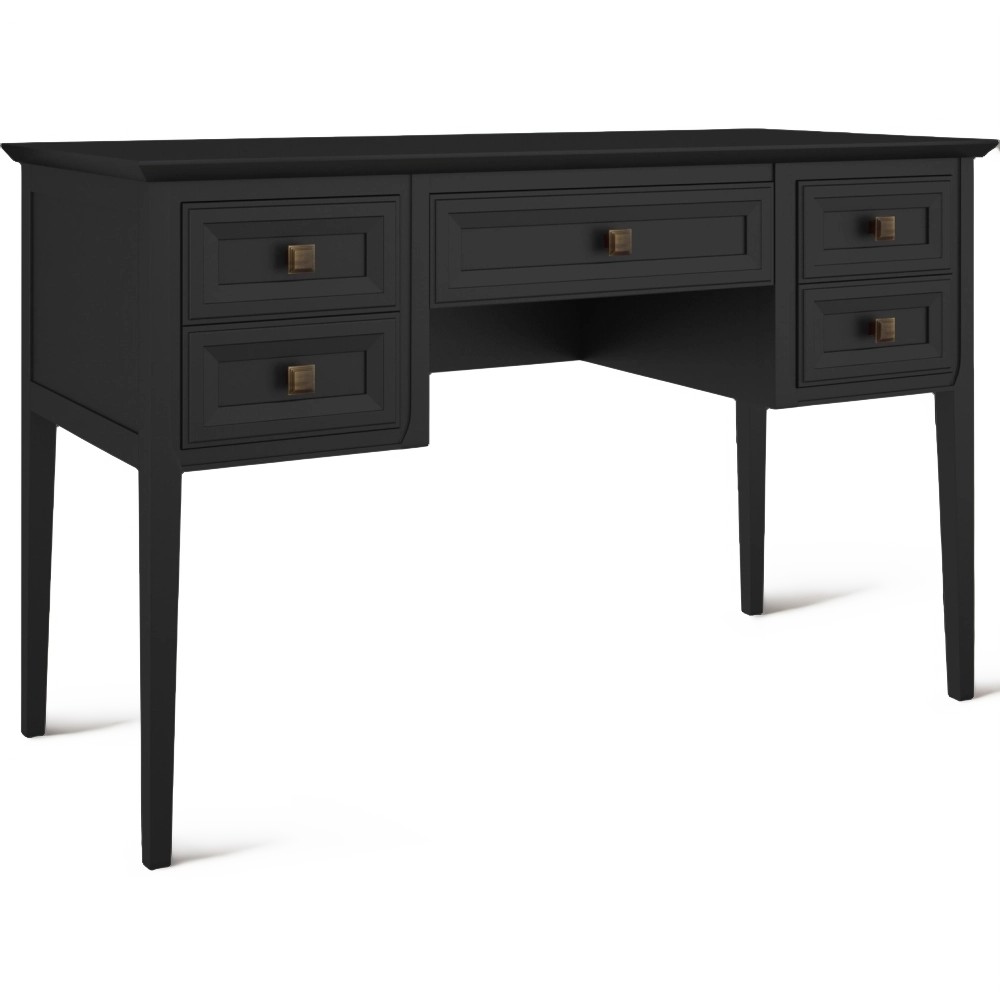 Стол письменный фрезеровка по кругу T706BL Black