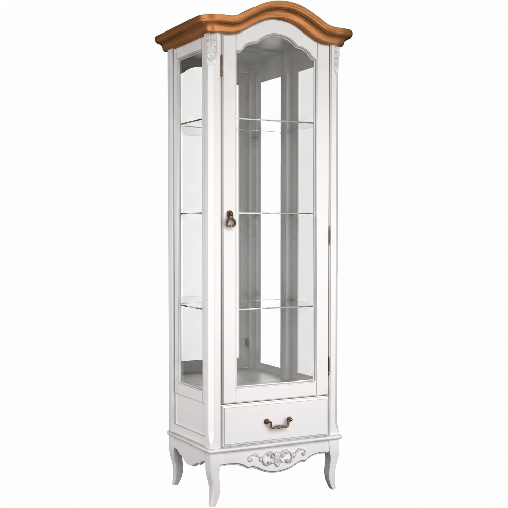 Витрина стеклянная R с зеркалом W601/1