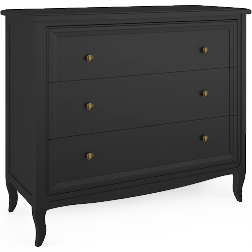 Комод 3 ящика М401BL черный