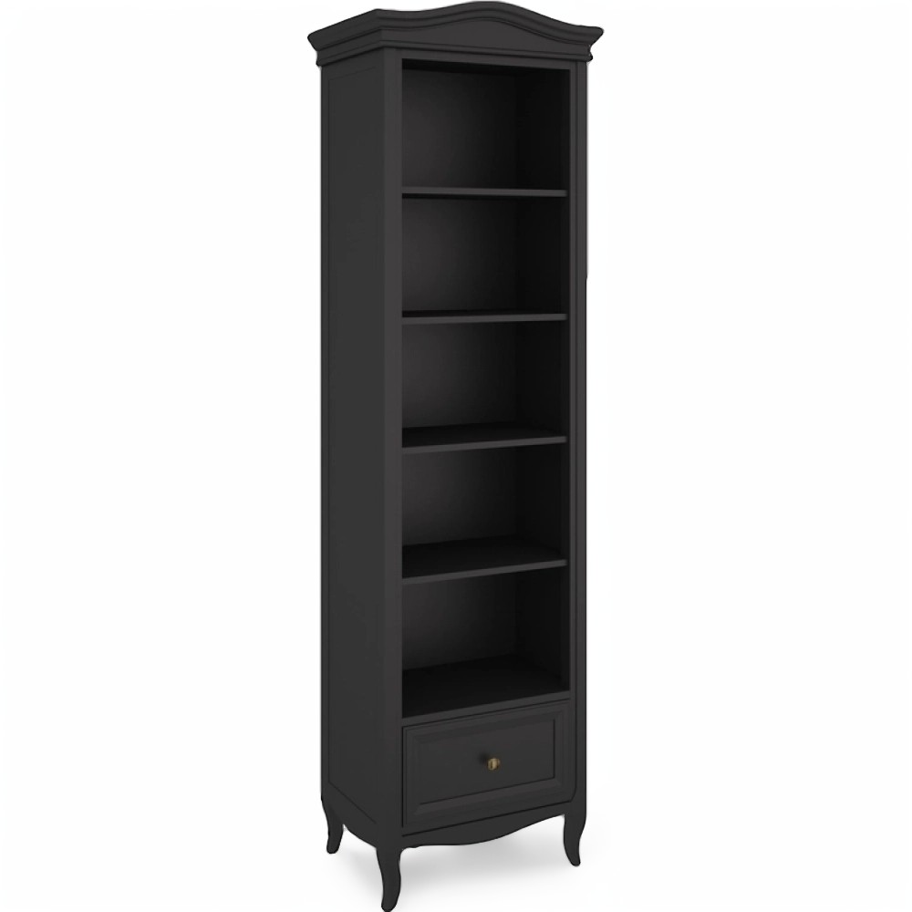 Стеллаж узкий М605BL черный