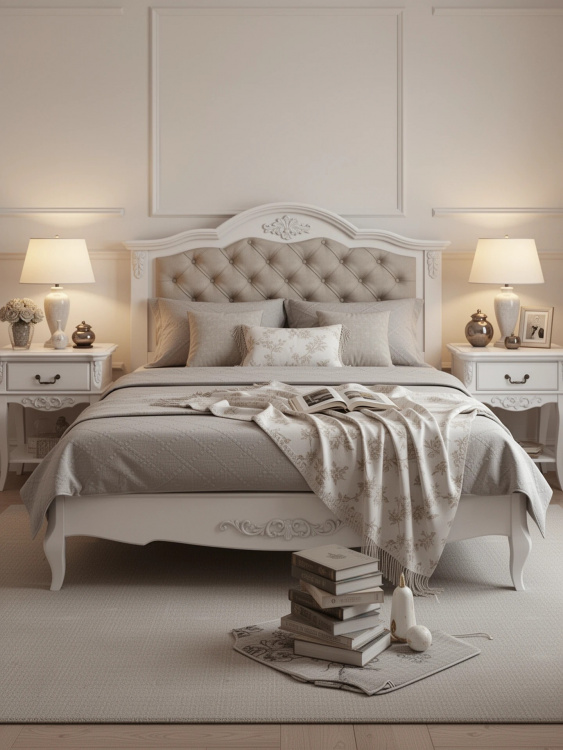 Кровать с мягким изголовьем 160*200 В216