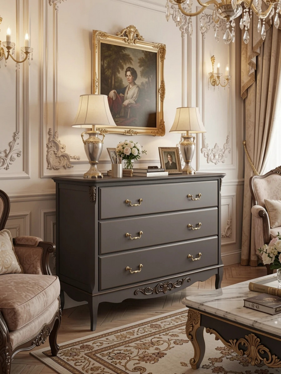 Комод 3 ящика В401BL