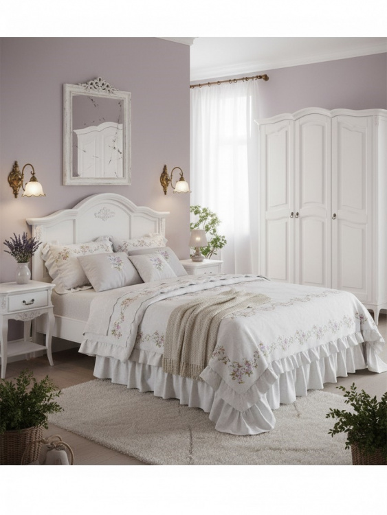 Кровать с жесткой спинкой 160*200 В206
