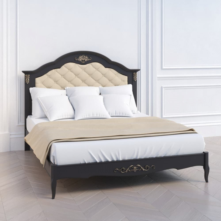 Кровать с мягким изголовьем 160*200 В216BLG
