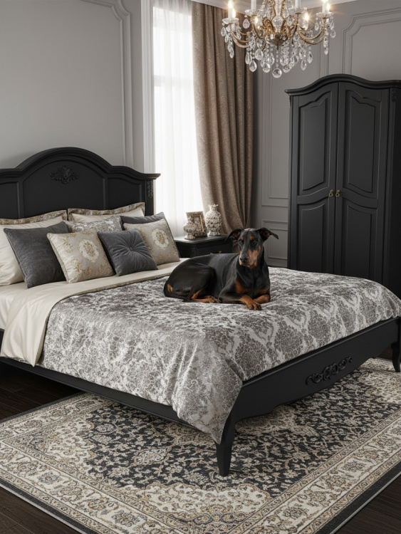 Кровать с жесткой спинкой 180*200 В208BL