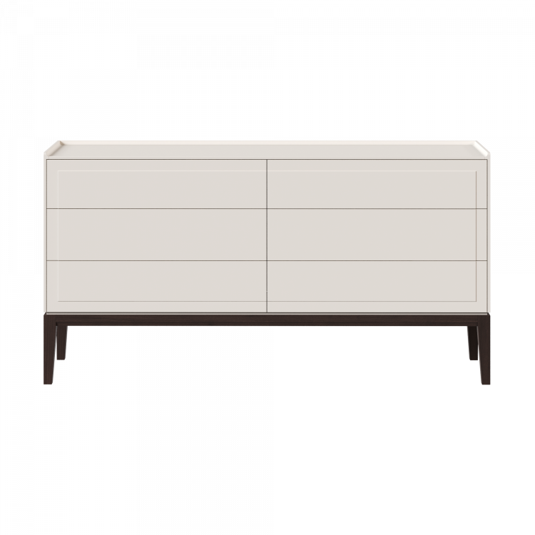 Комод  6 ящиков MRS406W  Белый