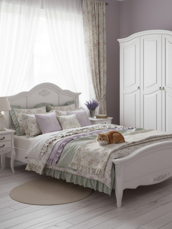 Кровать с жесткой спинкой 180*200 В208G