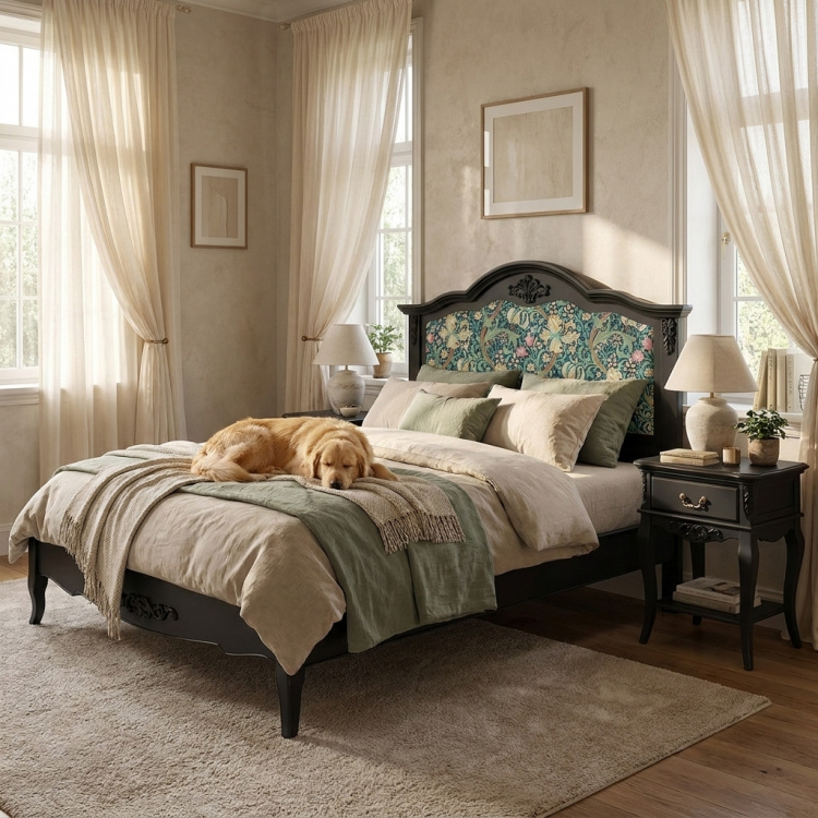 Кровать двуспальная В216BL Marlette, Золотая Лилия, 160×200 см