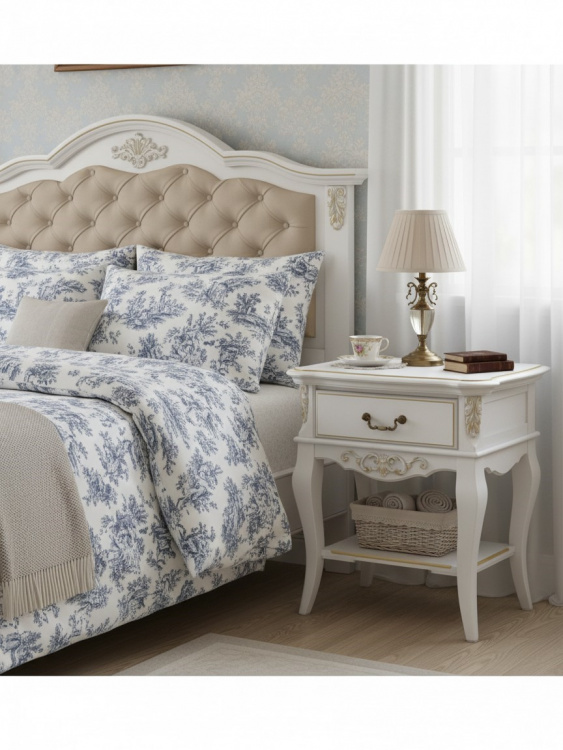 Кровать с мягким изголовьем 140*200  В214