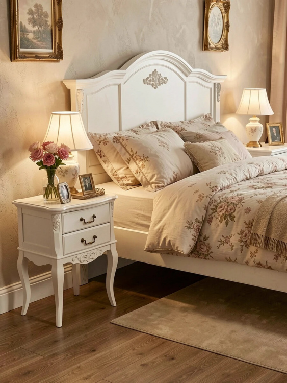 Кровать с жесткой спинкой 120*200 В202