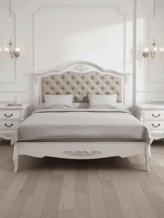 Кровать с мягким изголовьем 160*200 В216