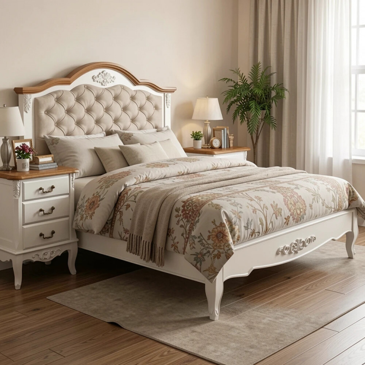 Кровать с мягким изголовьем 140*200 W214