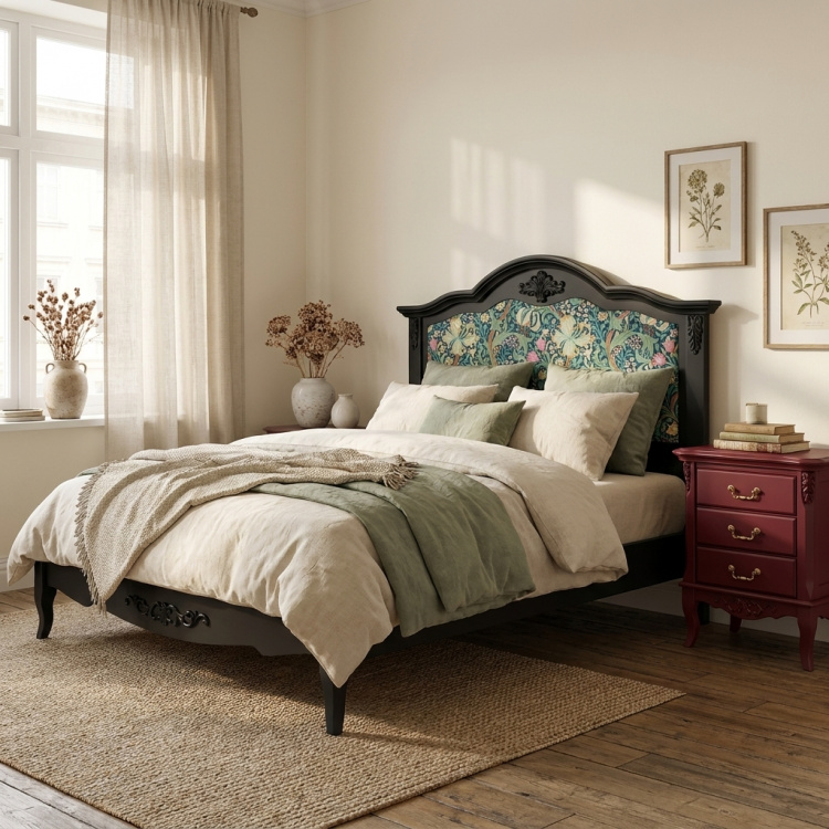 Кровать двуспальная В216BL Marlette, Золотая Лилия, 160×200 см