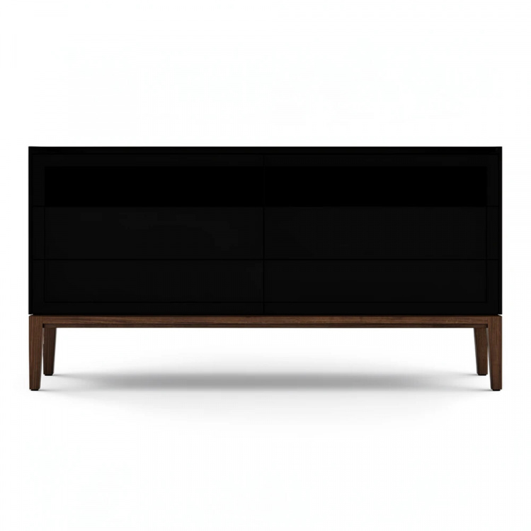 Тумба ТВ широкая MRS406BL Черный