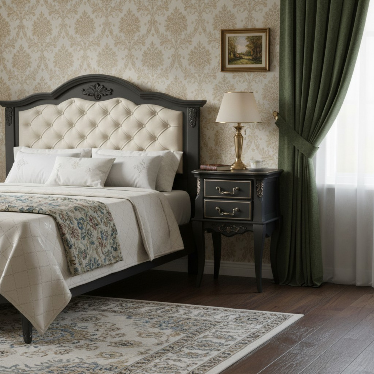 Тумба узкая 2 ящика В307BLG