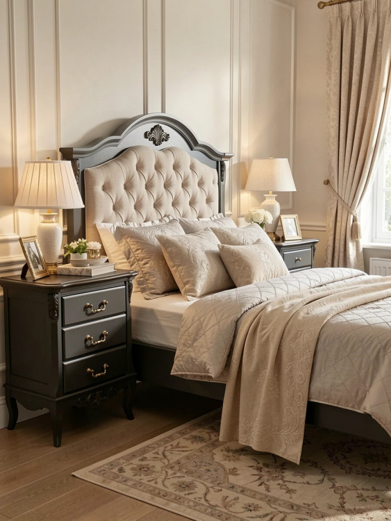 Кровать с мягким изголовьем 120*200 В212BL