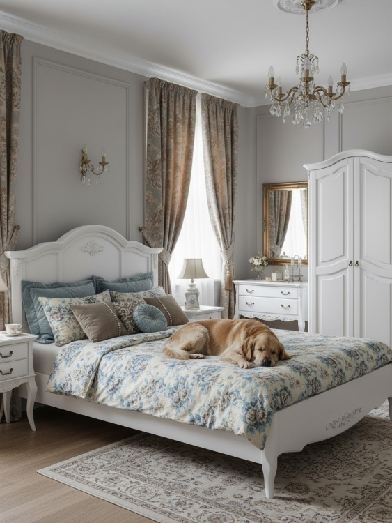 Кровать с жесткой спинкой 140*200 В204G