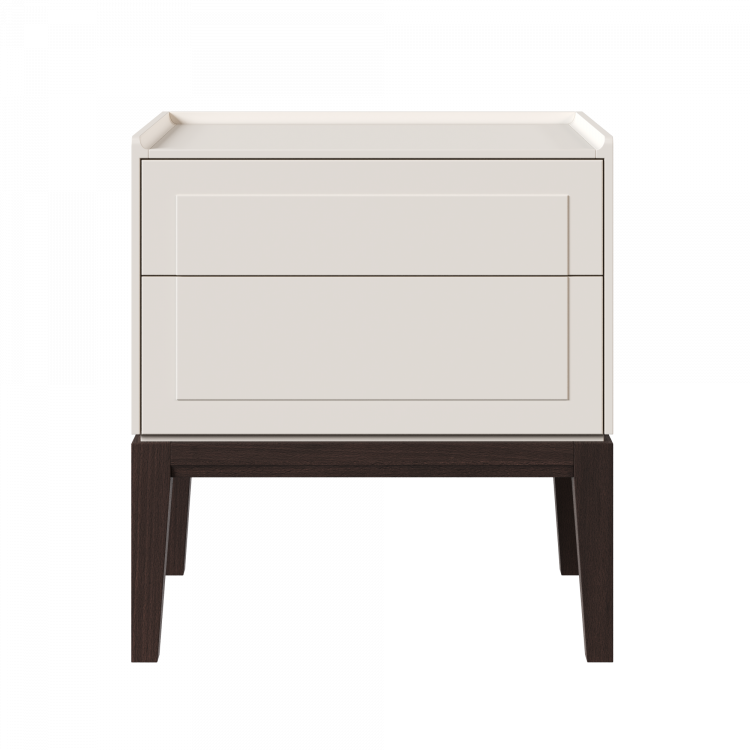 Тумба прикроватная 2 ящика MRS302W White