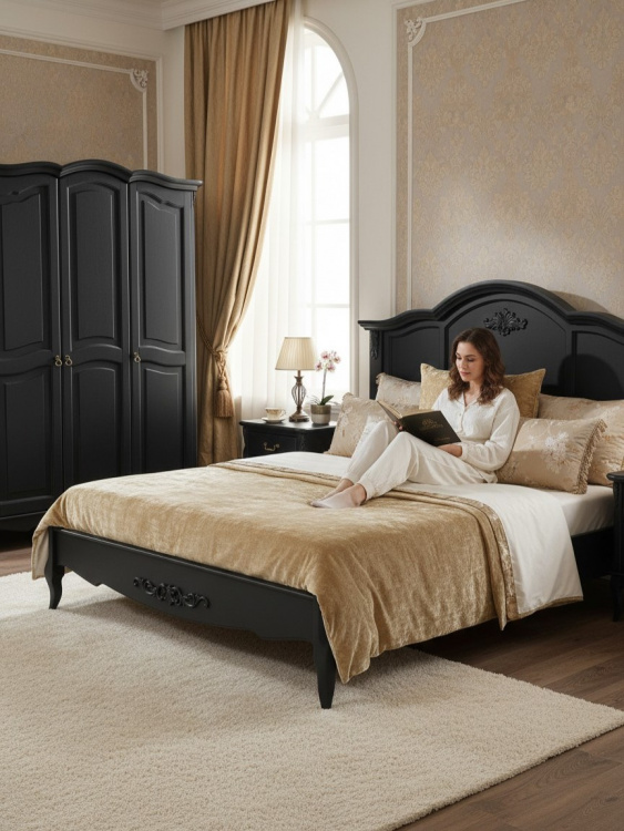 Кровать с жесткой спинкой 180*200 В208BL